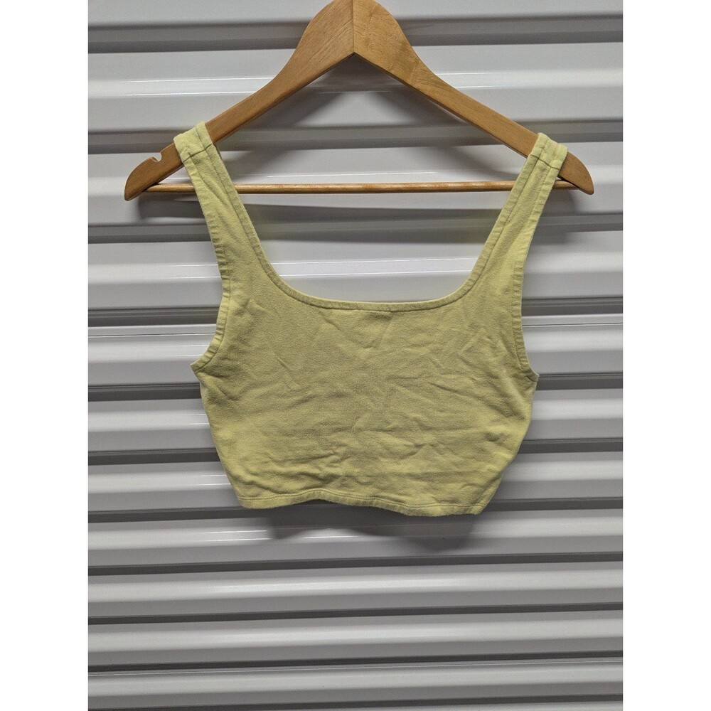 American Eagle‎ Size Large Yellow Crop Top Bra